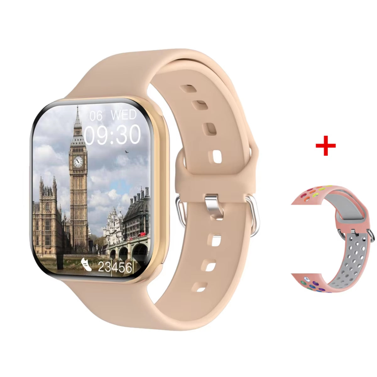 GPS Smart Watch Men for Apple Watch 10 Series Always on Display Body Temperature BT Call NFC Women Smartwatch for IOS Android