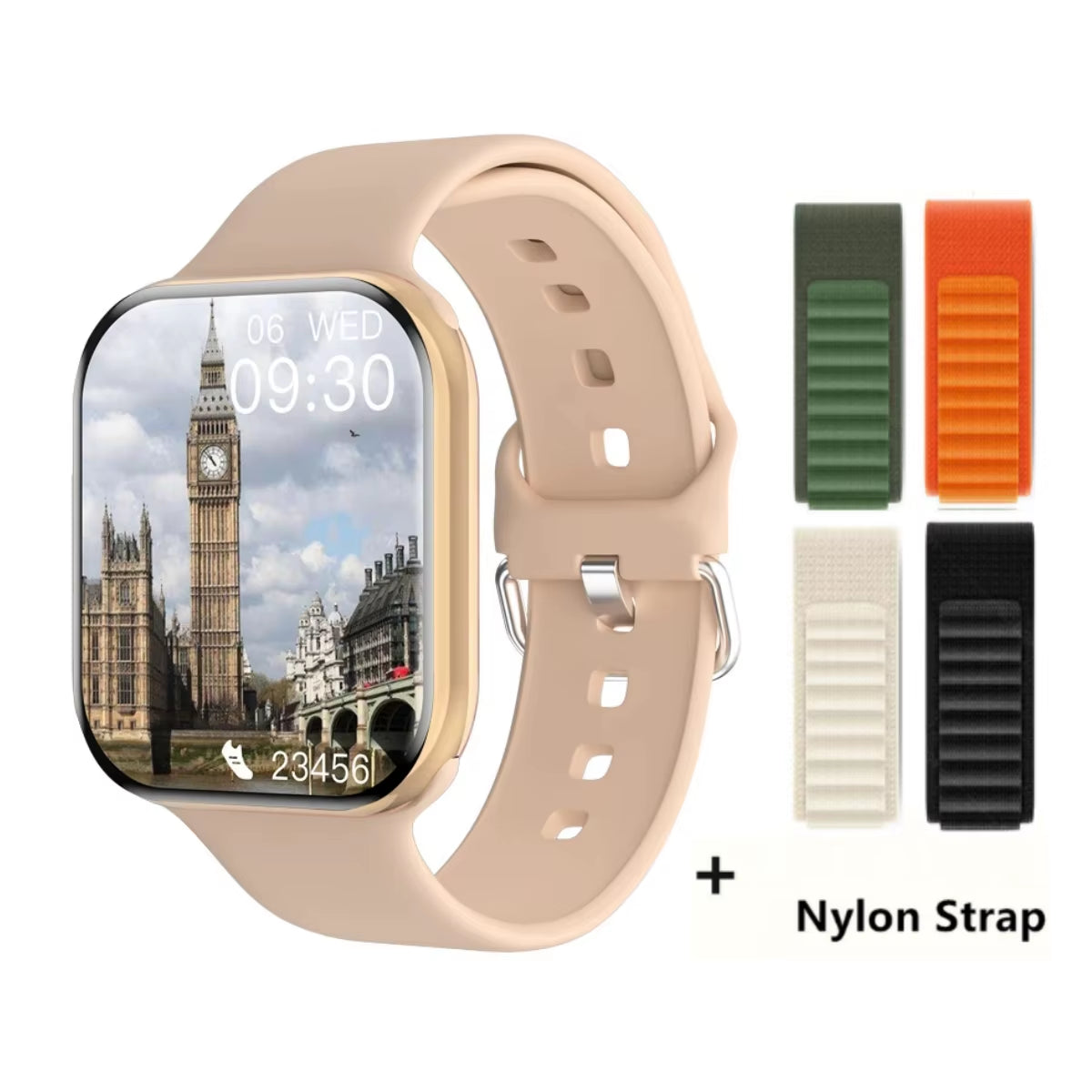 GPS Smart Watch Men for Apple Watch 10 Series Always on Display Body Temperature BT Call NFC Women Smartwatch for IOS Android