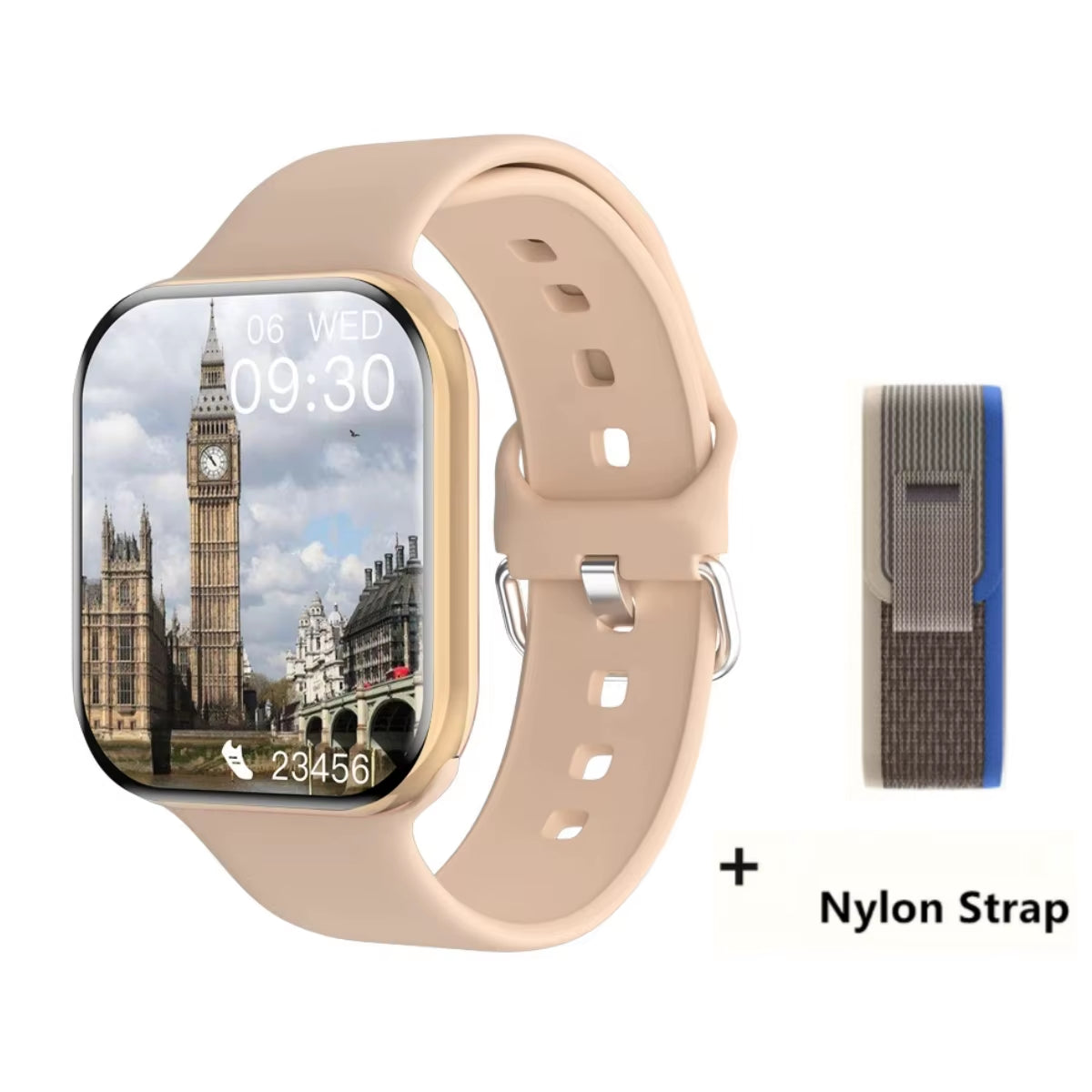 GPS Smart Watch Men for Apple Watch 10 Series Always on Display Body Temperature BT Call NFC Women Smartwatch for IOS Android