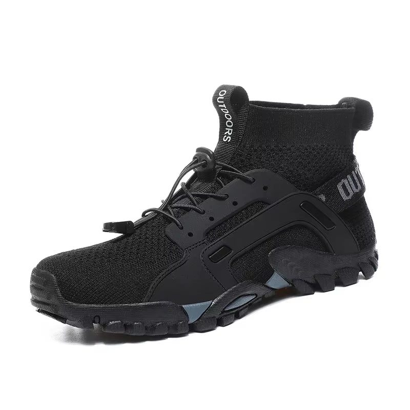 Hiking Shoes for Man Outdoor Comfortable Breathable Mesh High Top Boots Mountaineering Woman Quick Drying Leisure Travel Sneaker
