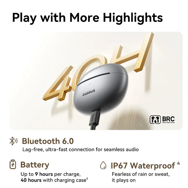 MC1 Pro Ear Clip Wireless Earphones Bluetooth 6.0 Hi-Res Ultra Open Earbuds Earrings 4-Mic ENC Clip on Ear Buds Headphone