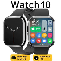 GPS Smart Watch Men for Apple Watch 10 Series Always on Display Body Temperature BT Call NFC Women Smartwatch for IOS Android