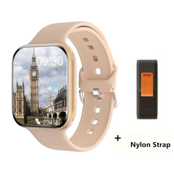 GPS Smart Watch Men for Apple Watch 10 Series Always on Display Body Temperature BT Call NFC Women Smartwatch for IOS Android
