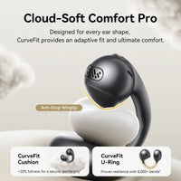 MC1 Pro Ear Clip Wireless Earphones Bluetooth 6.0 Hi-Res Ultra Open Earbuds Earrings 4-Mic ENC Clip on Ear Buds Headphone