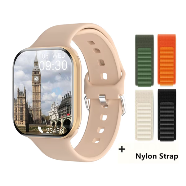GPS Smart Watch Men for Apple Watch 10 Series Always on Display Body Temperature BT Call NFC Women Smartwatch for IOS Android