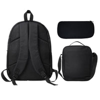 3PCS K-POP Demon Hunters School Bag Set - Large Capacity Laptop Backpack + Portable Lunch Bag + Pencil Case, Functional Fashion Backpack for Teens Men Women, Ideal for Daily Use & Adventures, Great Gift