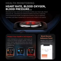 GPS Smart Watch Men for Apple Watch 10 Series Always on Display Body Temperature BT Call NFC Women Smartwatch for IOS Android