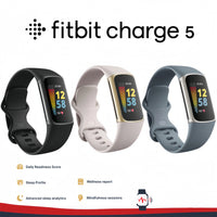 Fitbit Charge 5 Advanced Health & Fitness Tracker with Built-In GPS Stress Management Tools 24/7 Heart Rate Sleep Health Tracker