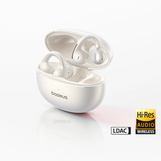 MC1 Pro Ear Clip Wireless Earphones Bluetooth 6.0 Hi-Res Ultra Open Earbuds Earrings 4-Mic ENC Clip on Ear Buds Headphone