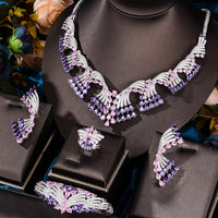 2024 Dubai Jewelry Set Women'S Wedding Necklace and Earring Set Bridal Jewelry Set Women'S Wedding Set Free Delivery to Bride